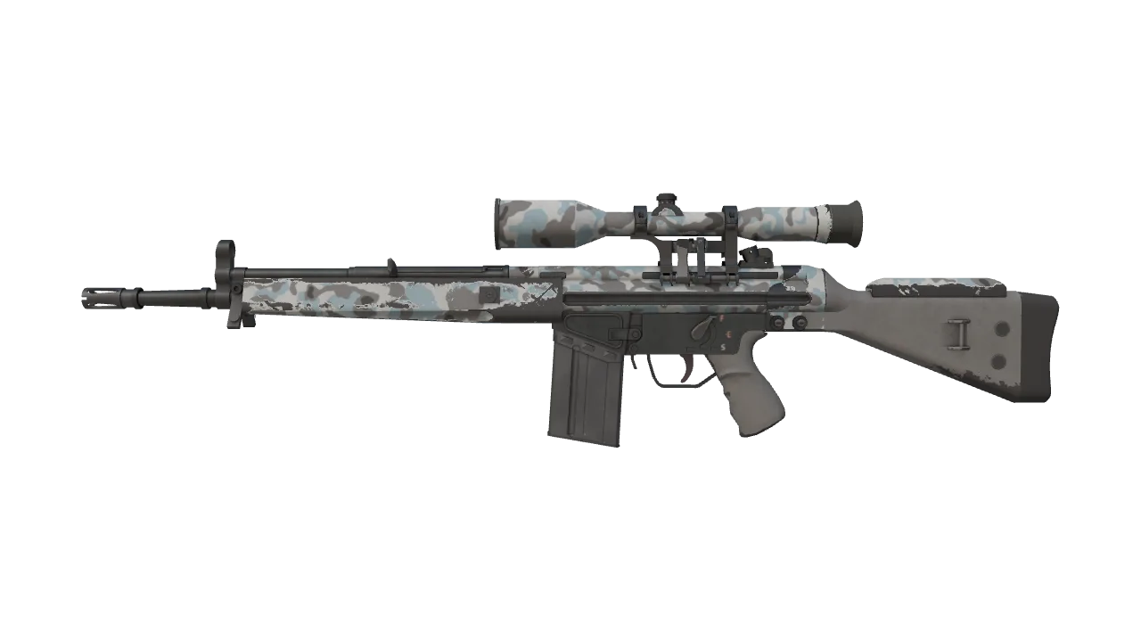 G3SG1 | Arctic Camo (Field-Tested) — Dust II light, front