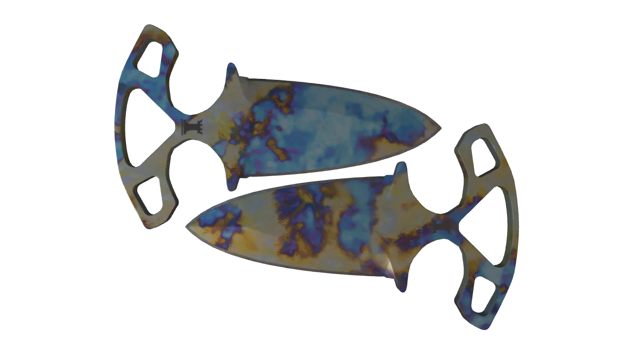 Shadow Daggers | Case Hardened seed #130, front
