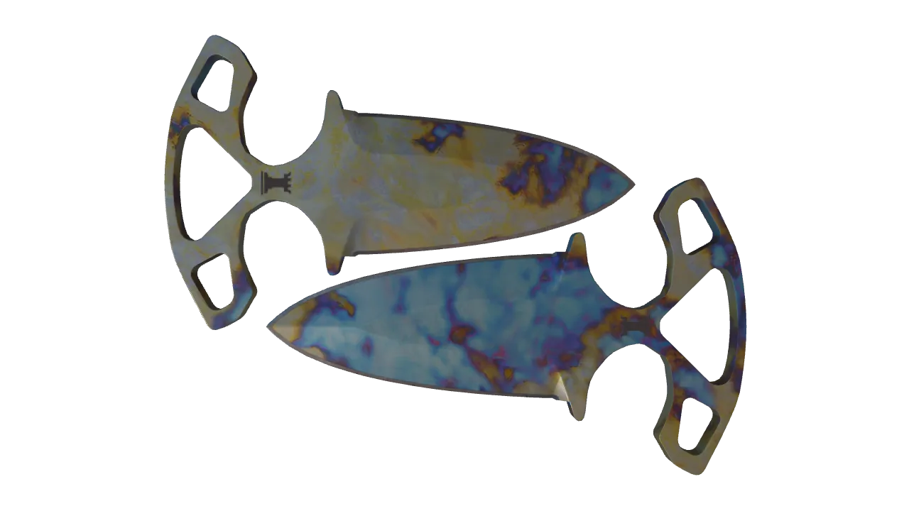 Shadow Daggers | Case Hardened seed #150, front