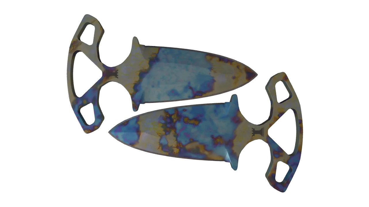 Shadow Daggers | Case Hardened seed #176, front