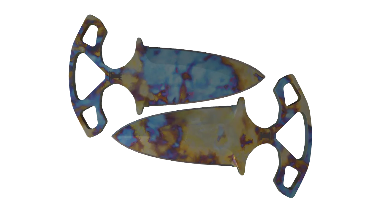 Shadow Daggers | Case Hardened seed #188, front