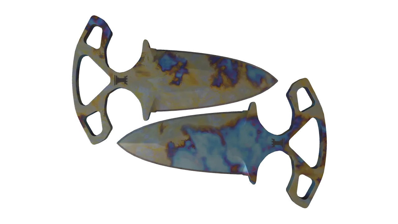 Shadow Daggers | Case Hardened seed #21, front