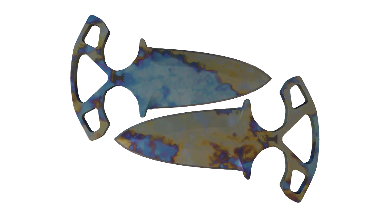 Shadow Daggers | Case Hardened seed #241, front