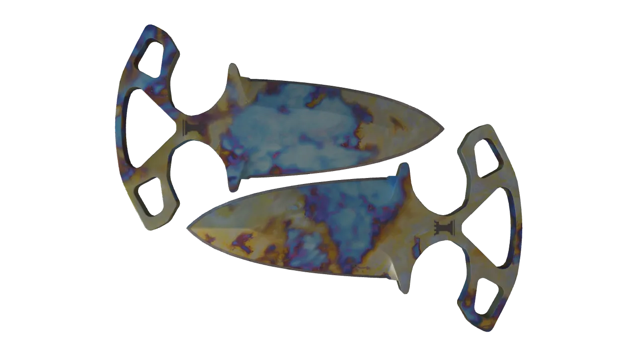 Shadow Daggers | Case Hardened seed #3, front