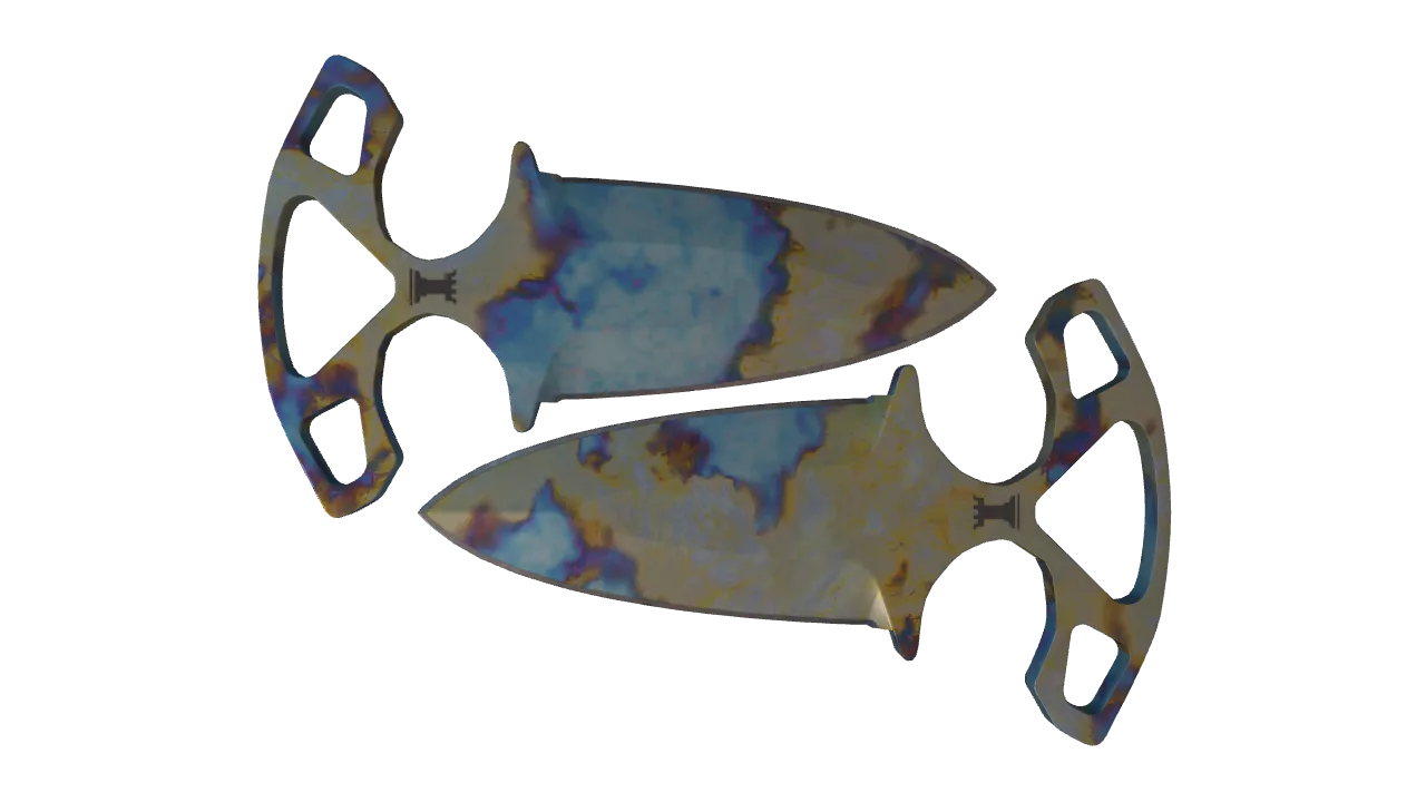 Shadow Daggers | Case Hardened seed #311, front