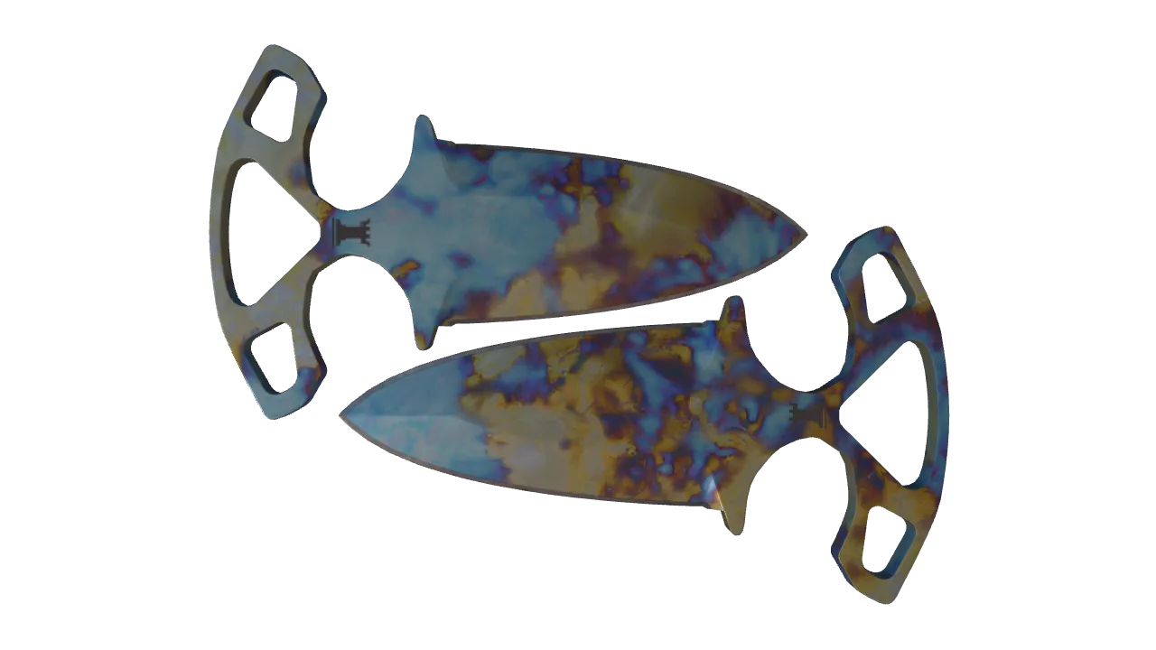 Shadow Daggers | Case Hardened seed #342, front