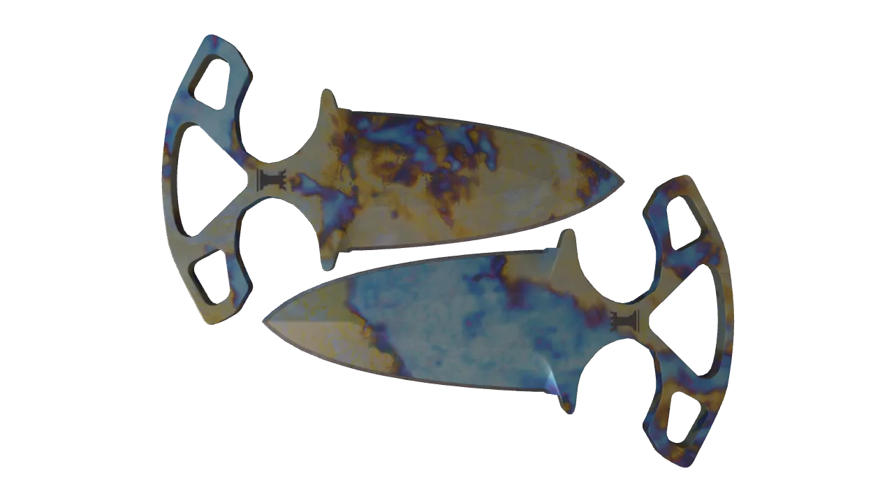 Shadow Daggers | Case Hardened seed #346, front