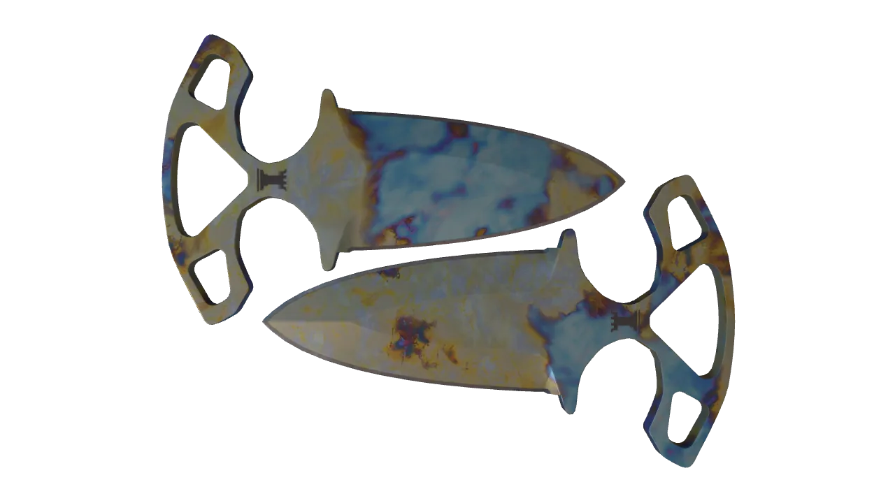 Shadow Daggers | Case Hardened seed #347, front