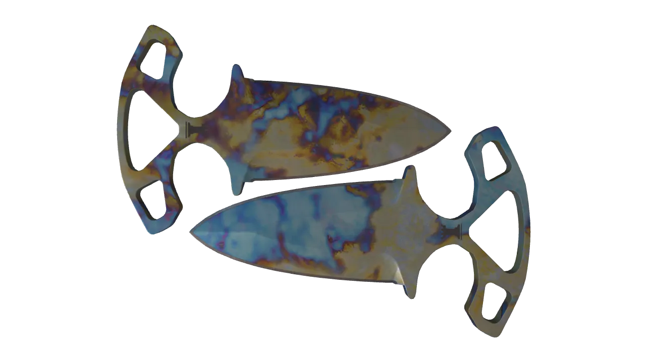Shadow Daggers | Case Hardened seed #349, front