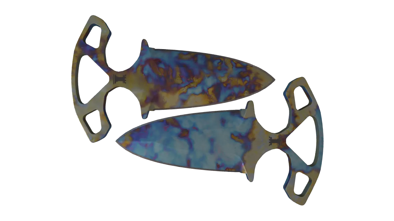 Shadow Daggers | Case Hardened seed #355, front