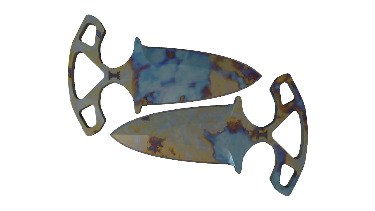 Shadow Daggers | Case Hardened seed #365, front