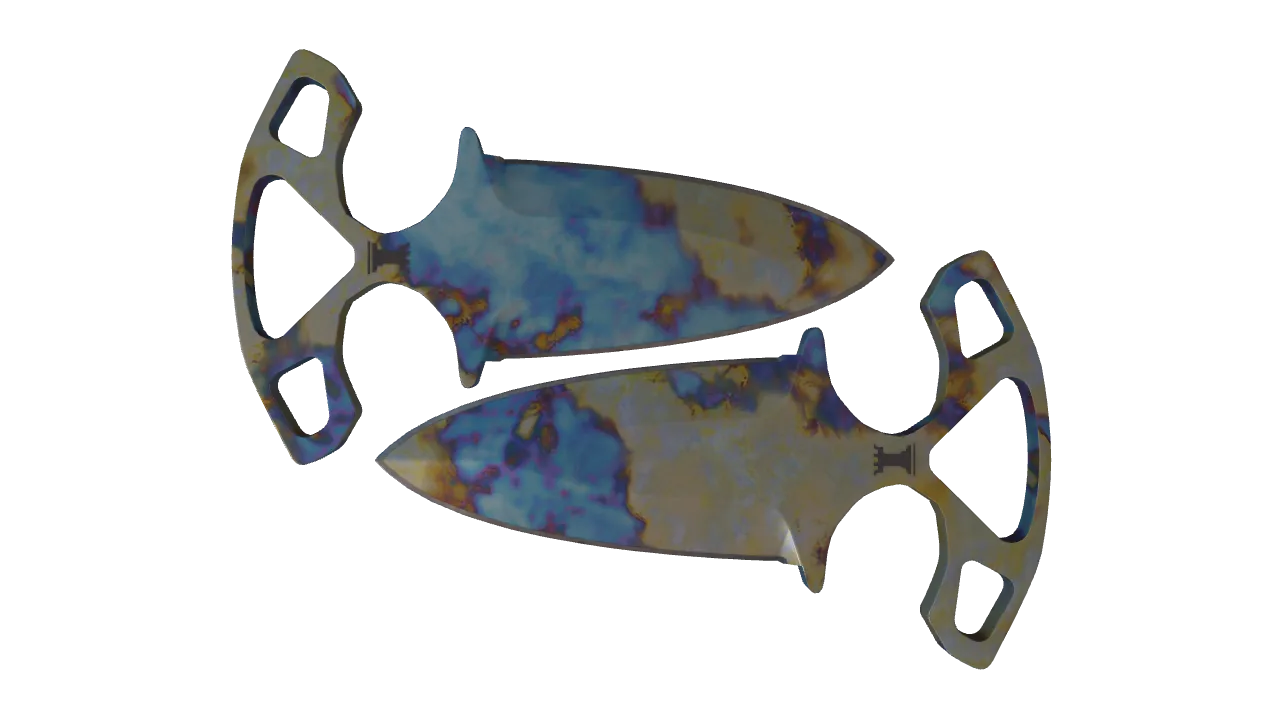Shadow Daggers | Case Hardened seed #379, front
