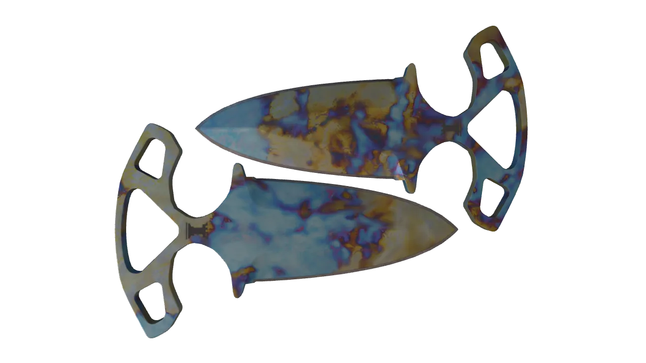 Shadow Daggers | Case Hardened seed #4, back