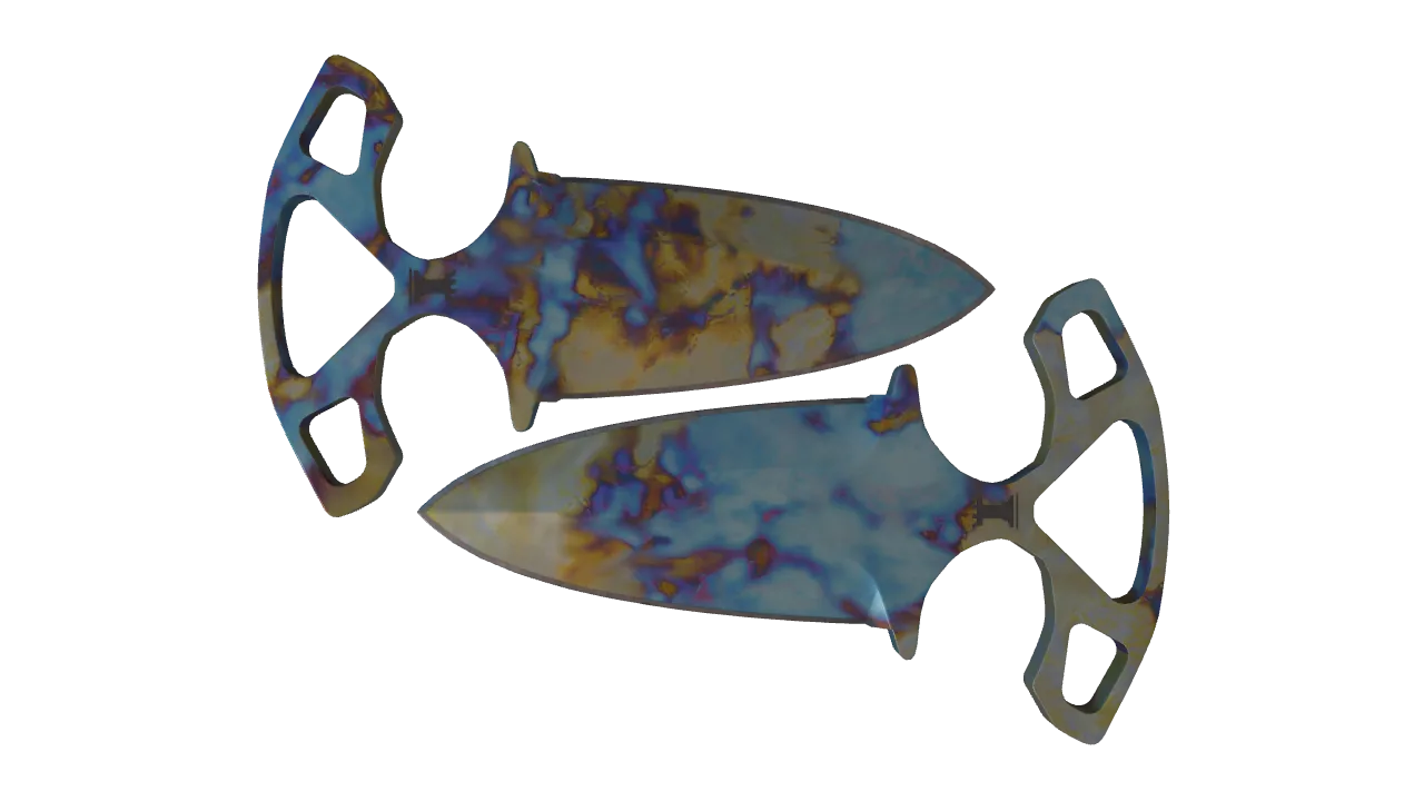 Shadow Daggers | Case Hardened seed #4, front