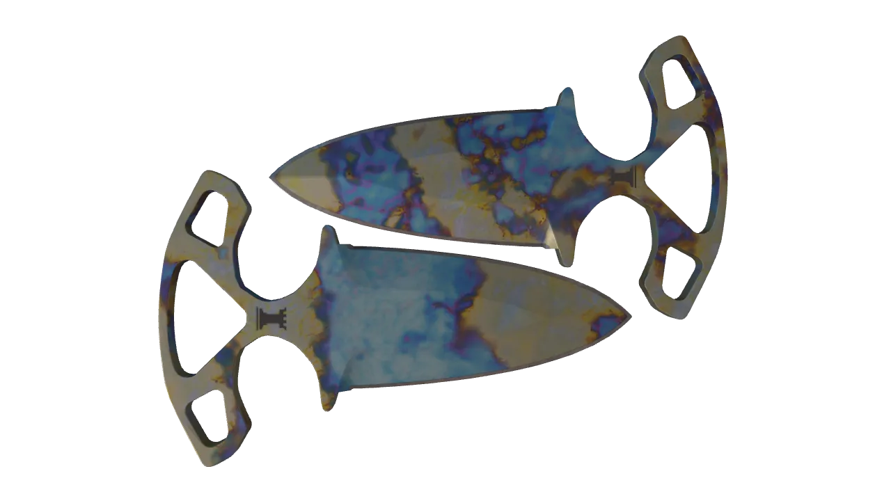 Shadow Daggers | Case Hardened seed #400, back
