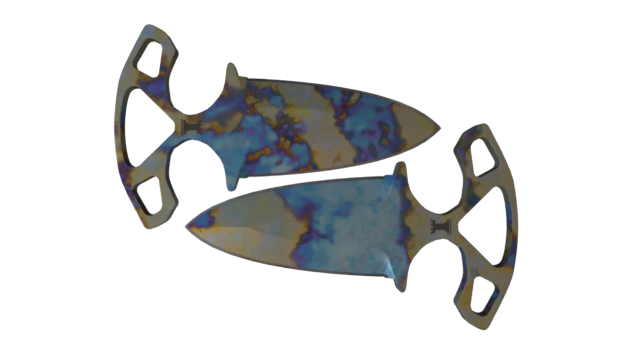 Shadow Daggers | Case Hardened seed #400, front