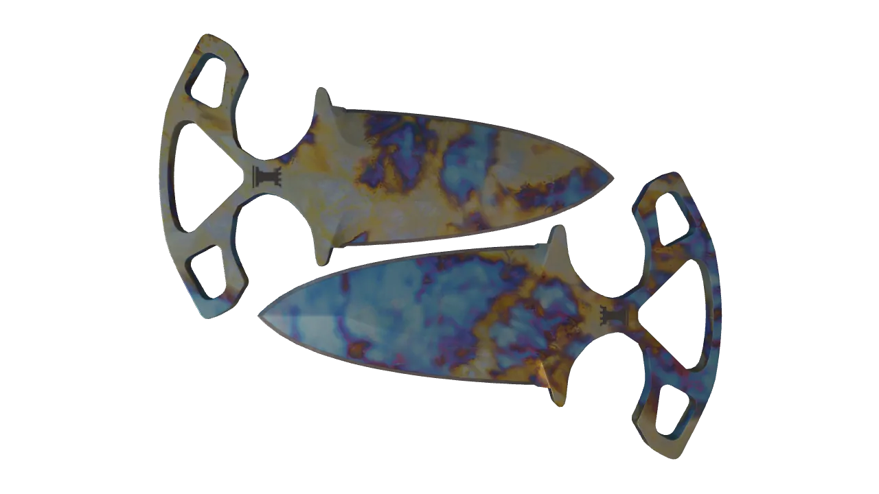 Shadow Daggers | Case Hardened seed #401, front