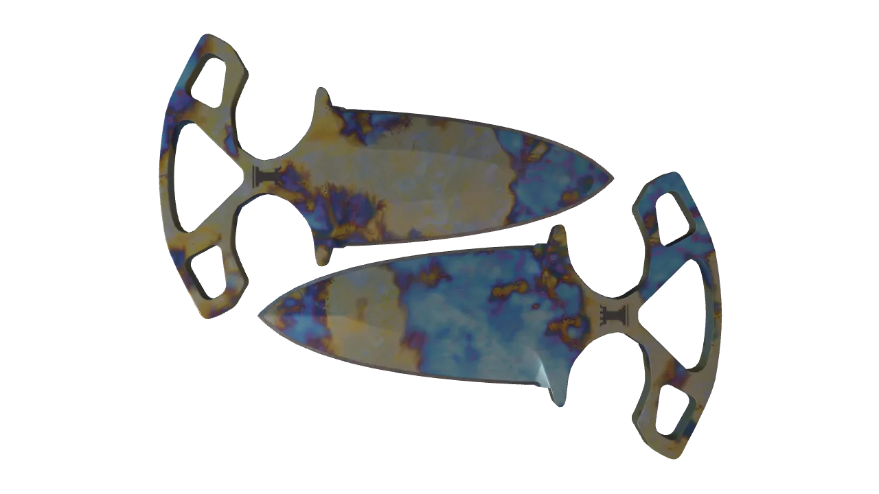 Shadow Daggers | Case Hardened seed #413, front
