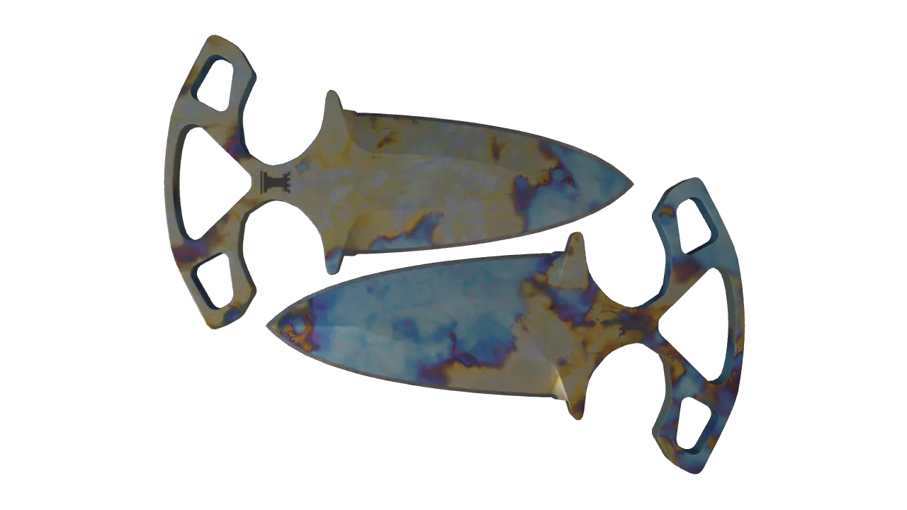 Shadow Daggers | Case Hardened seed #430, front
