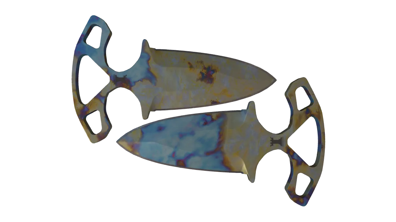 Shadow Daggers | Case Hardened seed #441, front