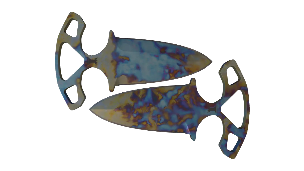 Shadow Daggers | Case Hardened seed #488, front