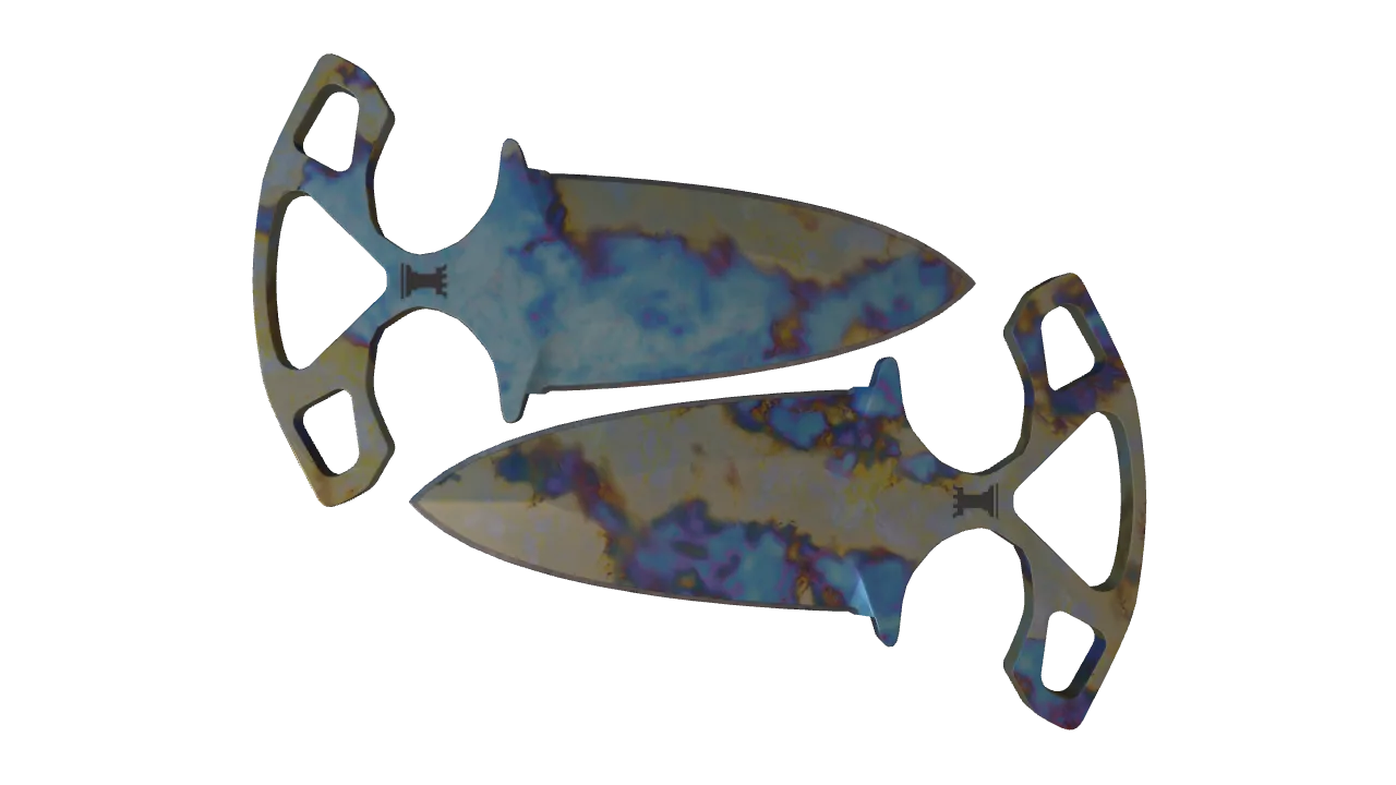 Shadow Daggers | Case Hardened seed #501, front