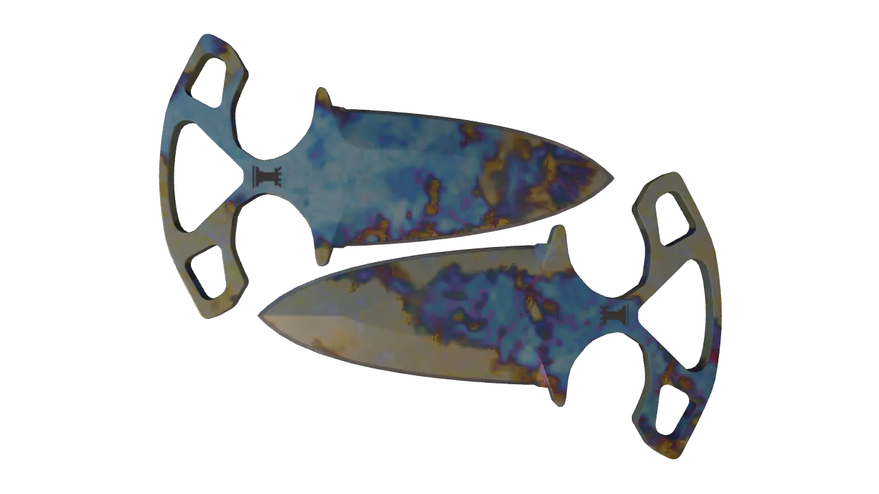 Shadow Daggers | Case Hardened seed #505, front