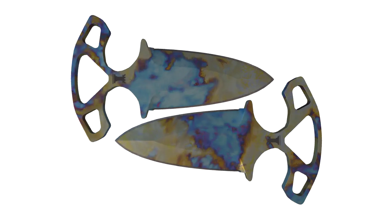 Shadow Daggers | Case Hardened seed #506, front