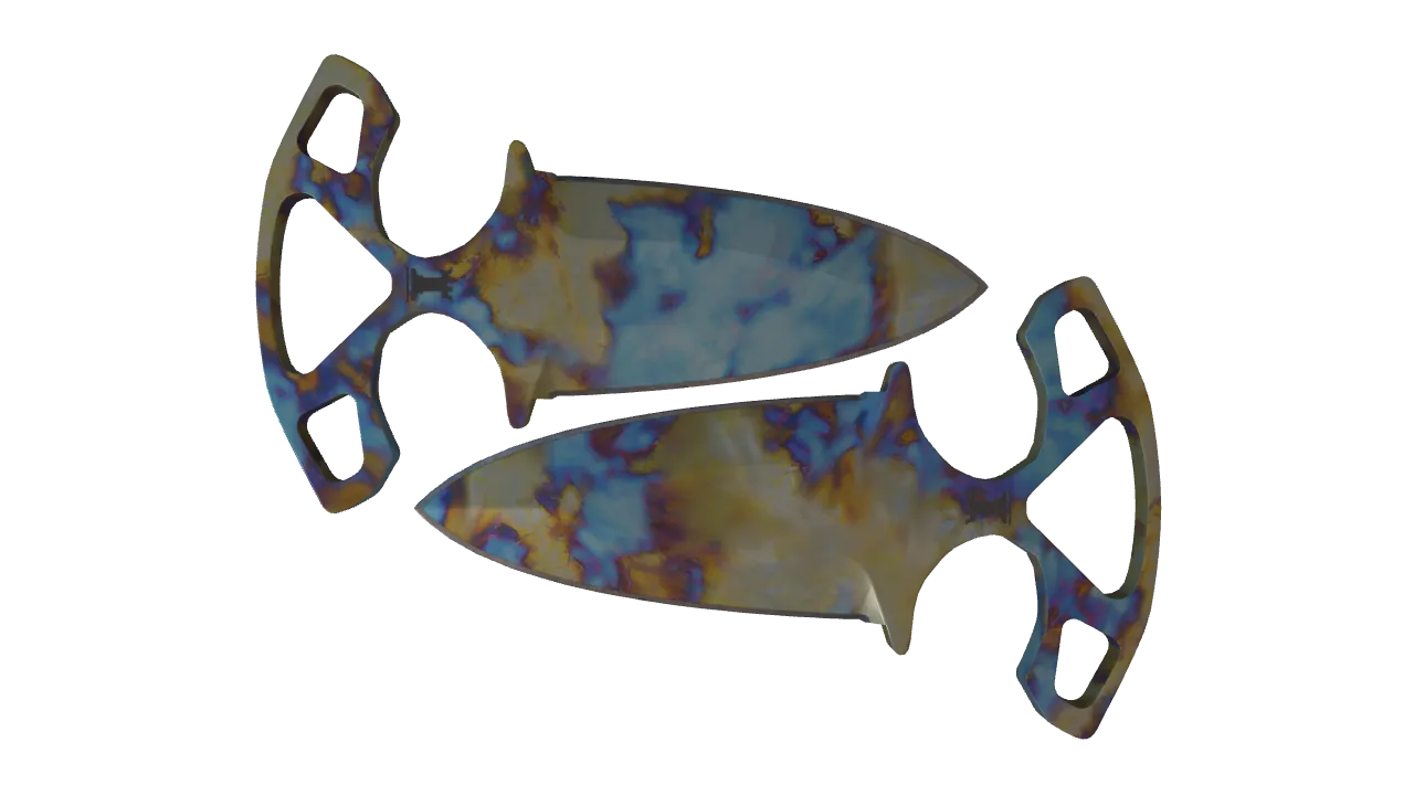 Shadow Daggers | Case Hardened seed #516, front