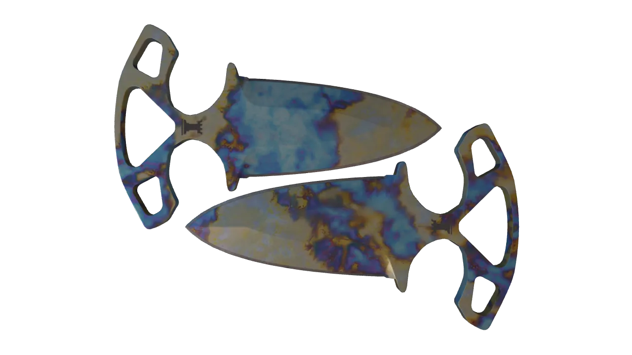 Shadow Daggers | Case Hardened seed #528, front