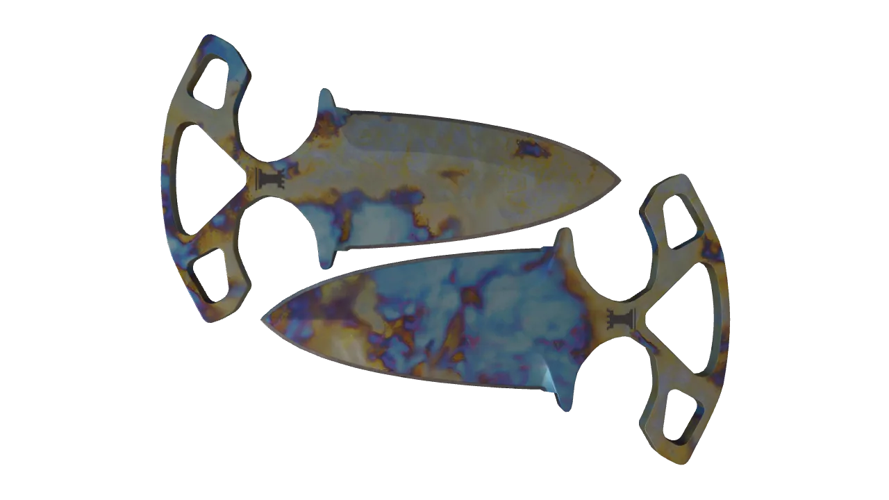 Shadow Daggers | Case Hardened seed #546, front