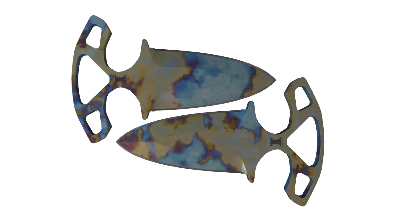 Shadow Daggers | Case Hardened seed #547, front