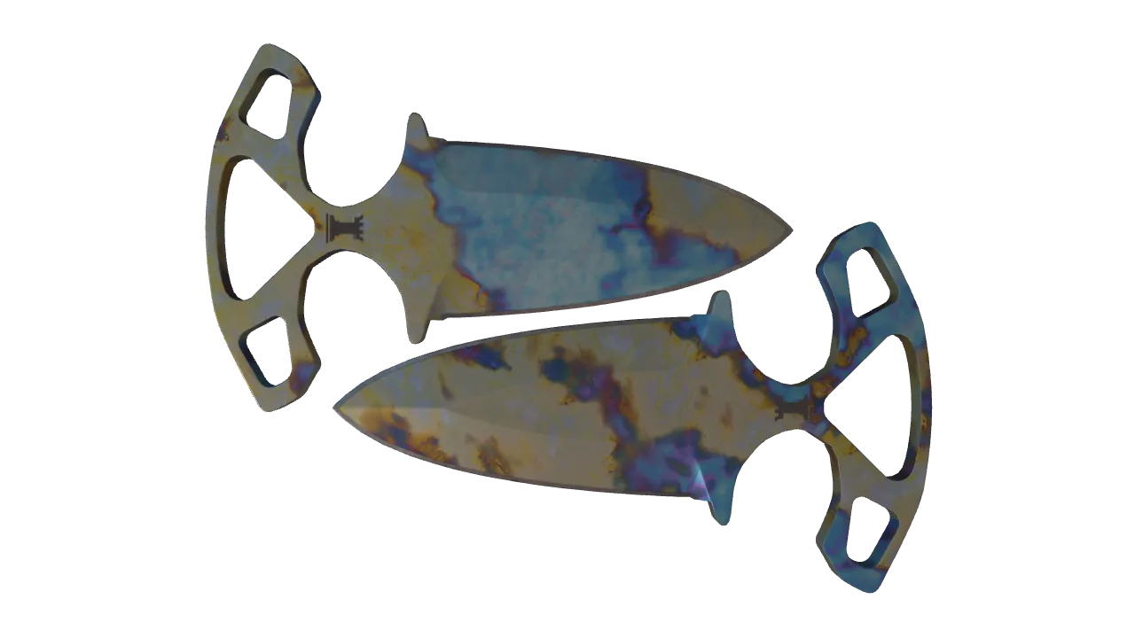 Shadow Daggers | Case Hardened seed #55, front
