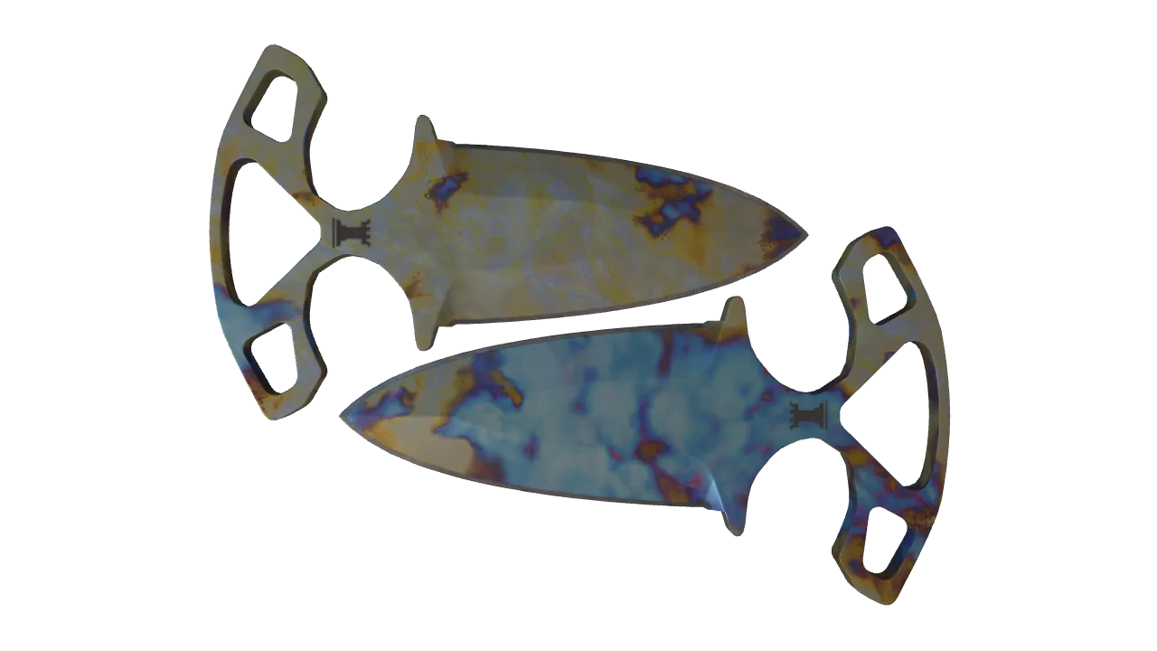 Shadow Daggers | Case Hardened seed #550, front