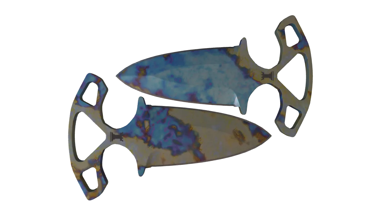 Shadow Daggers | Case Hardened seed #56, back