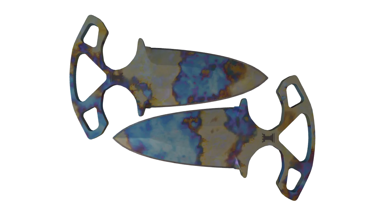 Shadow Daggers | Case Hardened seed #569, front
