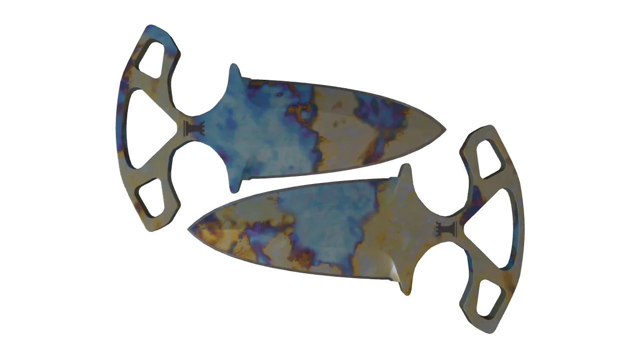 Shadow Daggers | Case Hardened seed #570, front