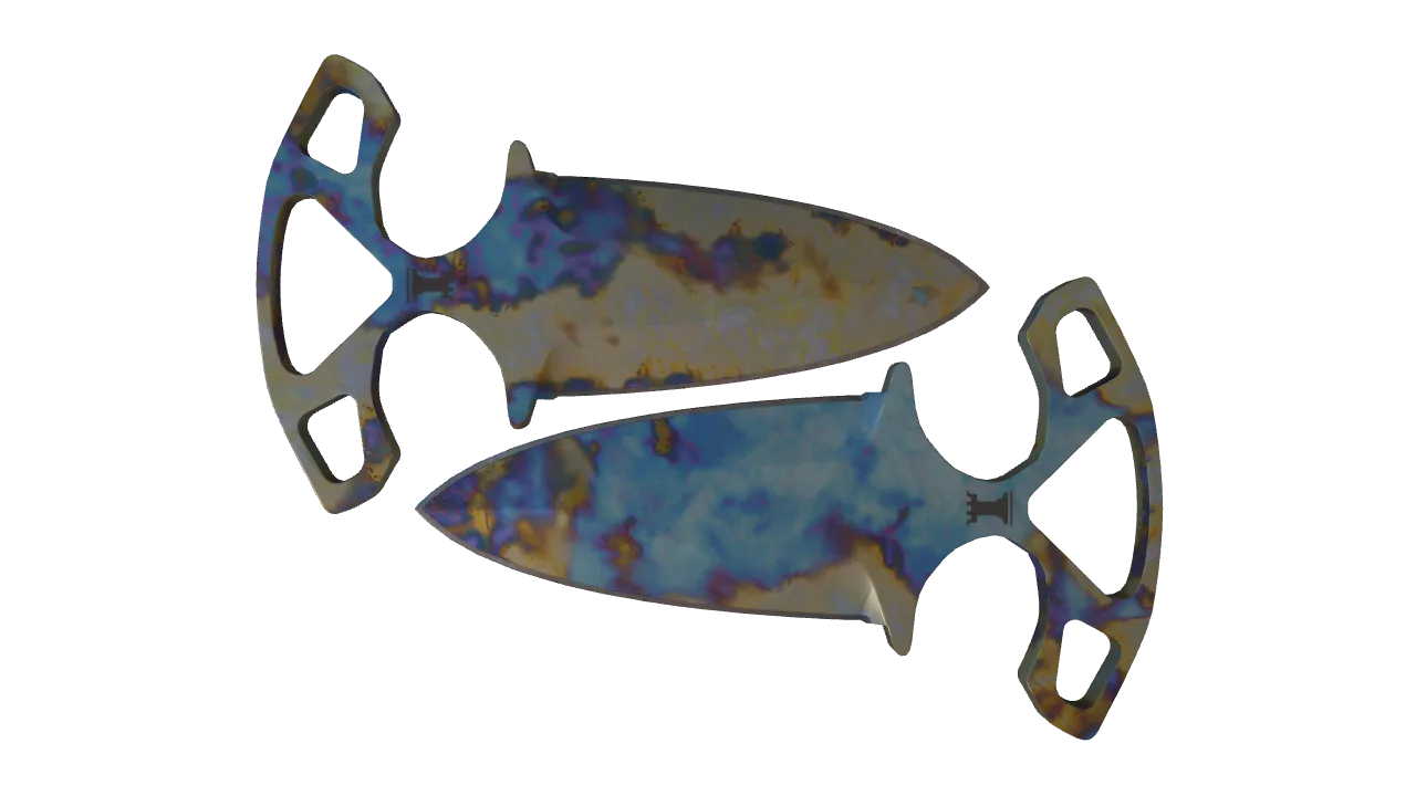 Shadow Daggers | Case Hardened seed #601, front