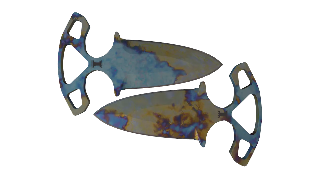 Shadow Daggers | Case Hardened seed #602, front