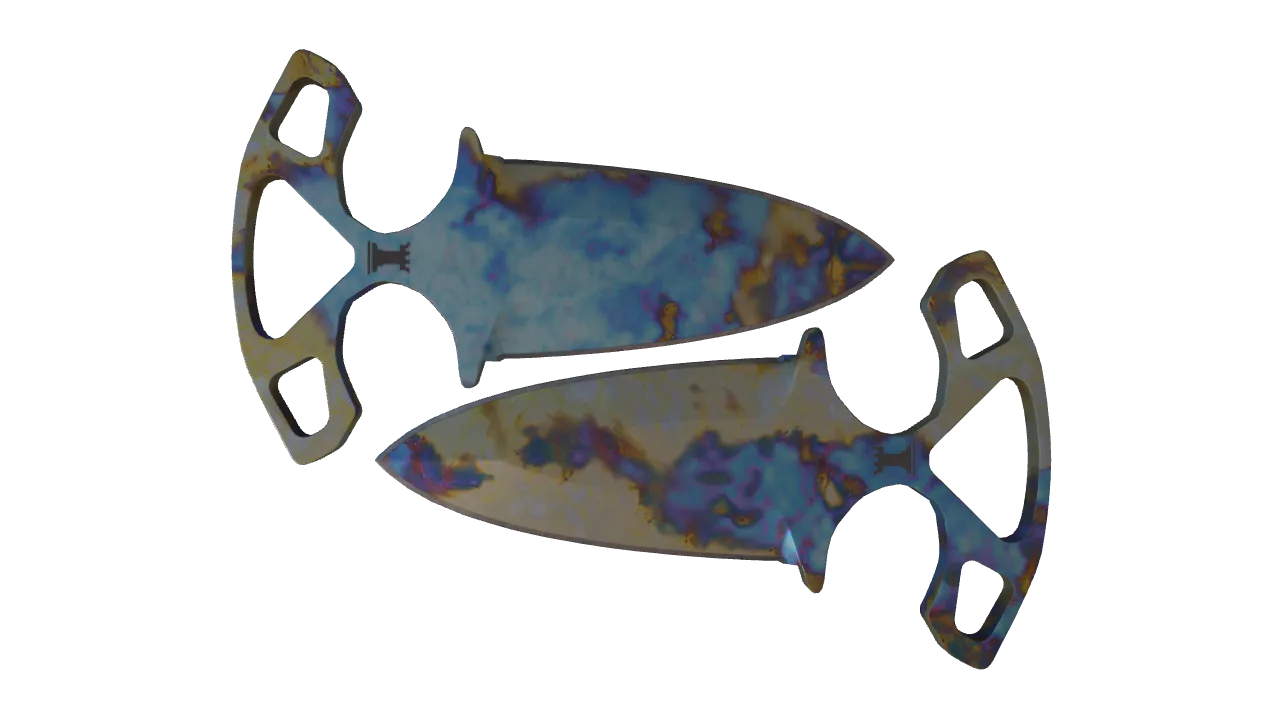 Shadow Daggers | Case Hardened seed #609, front