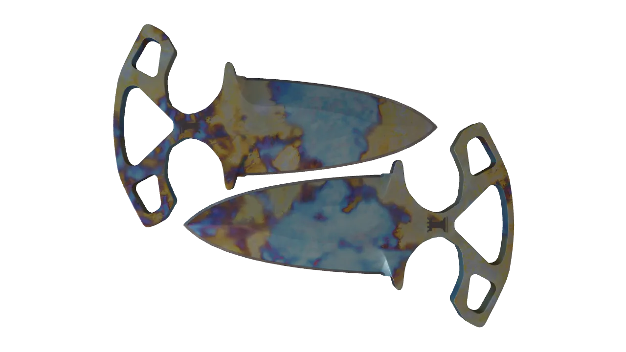 Shadow Daggers | Case Hardened seed #630, front