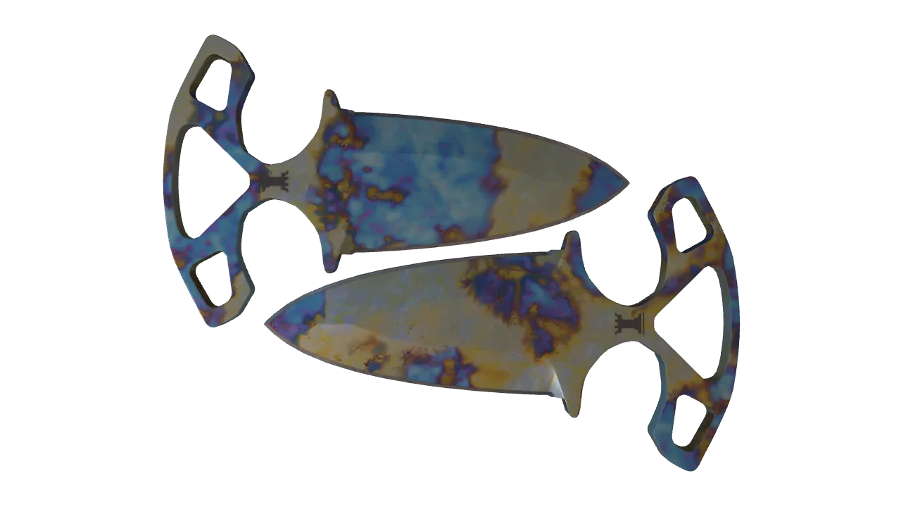 Shadow Daggers | Case Hardened seed #658, front