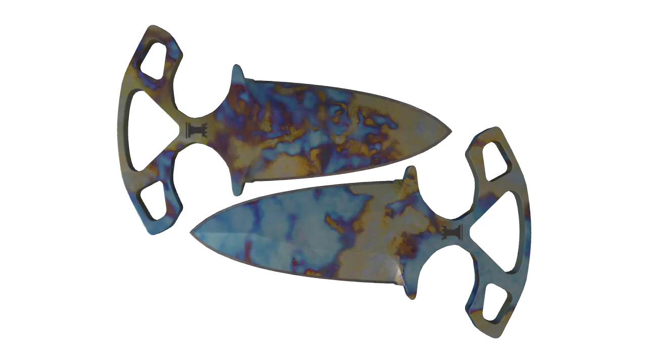 Shadow Daggers | Case Hardened seed #679, front