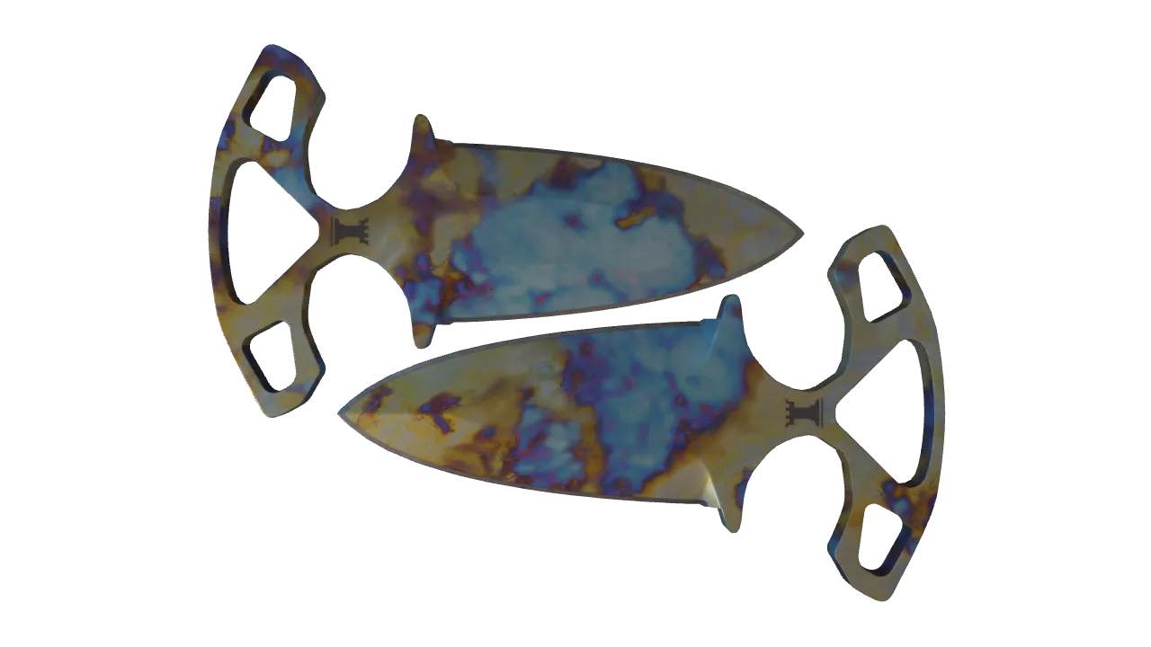 Shadow Daggers | Case Hardened seed #693, front