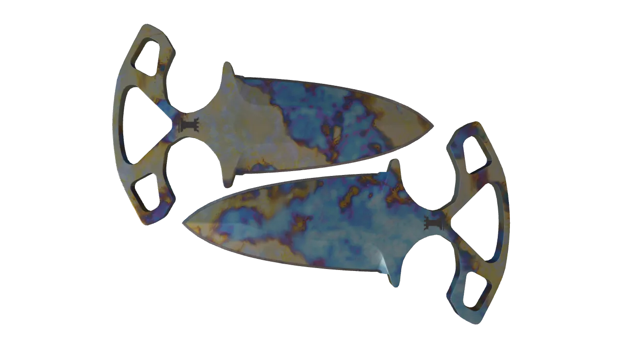 Shadow Daggers | Case Hardened seed #706, front