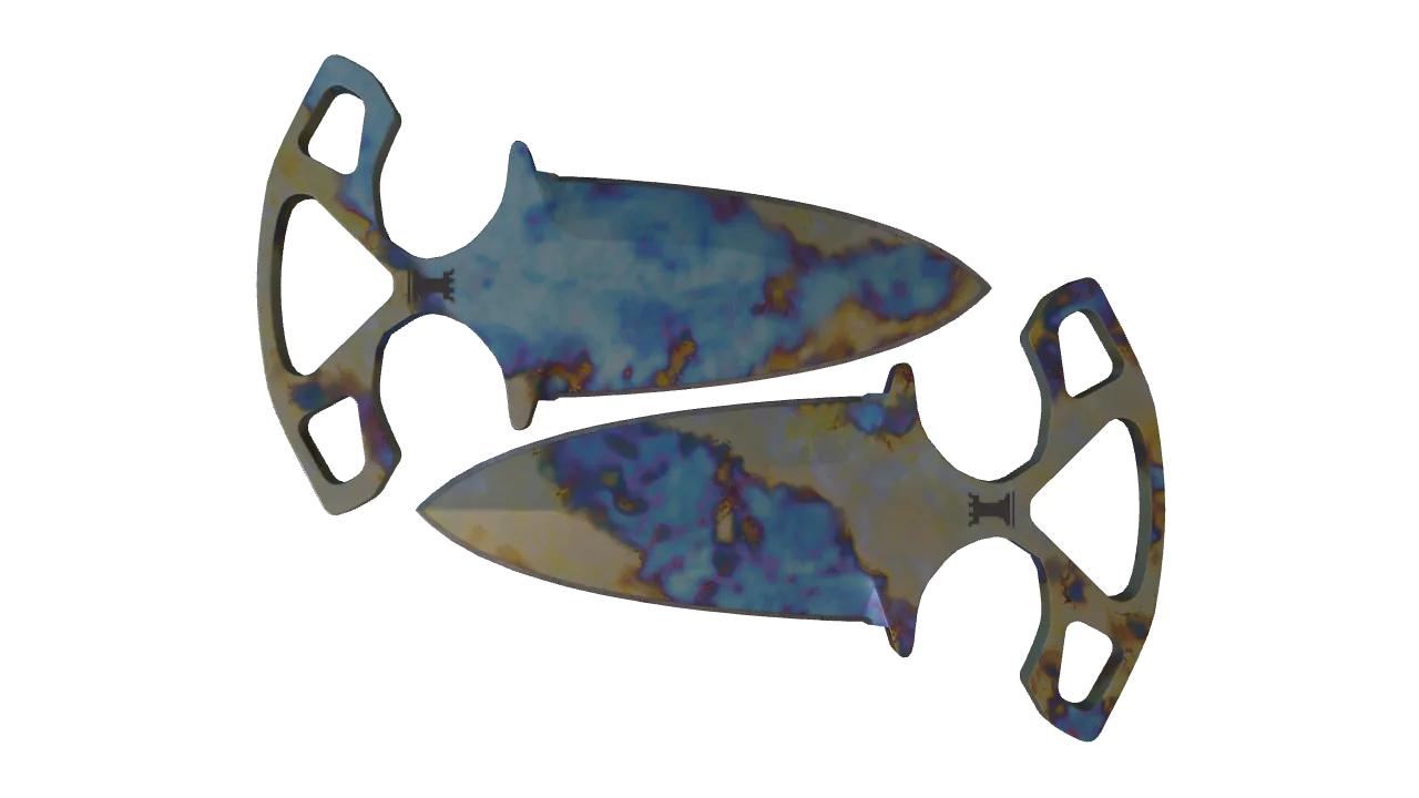 Shadow Daggers | Case Hardened seed #707, front