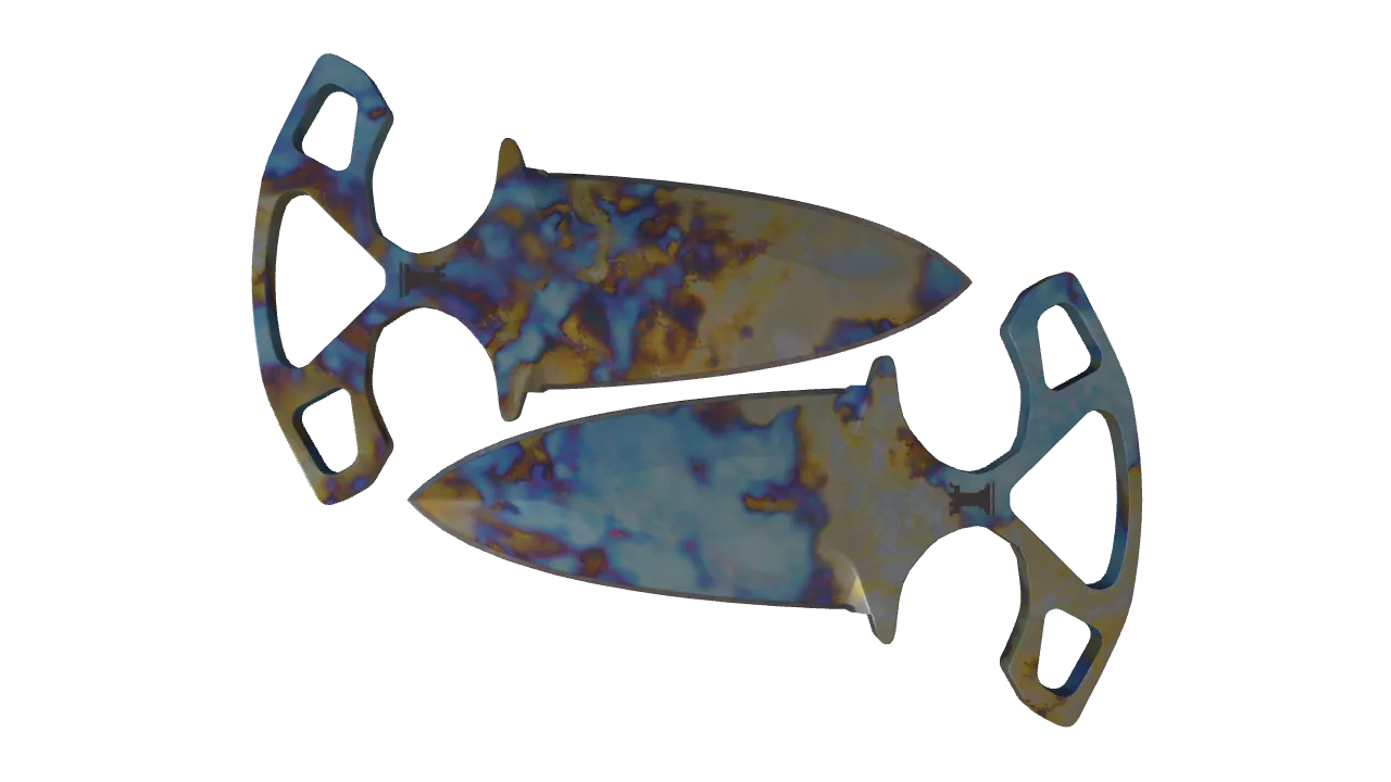 Shadow Daggers | Case Hardened seed #750, front