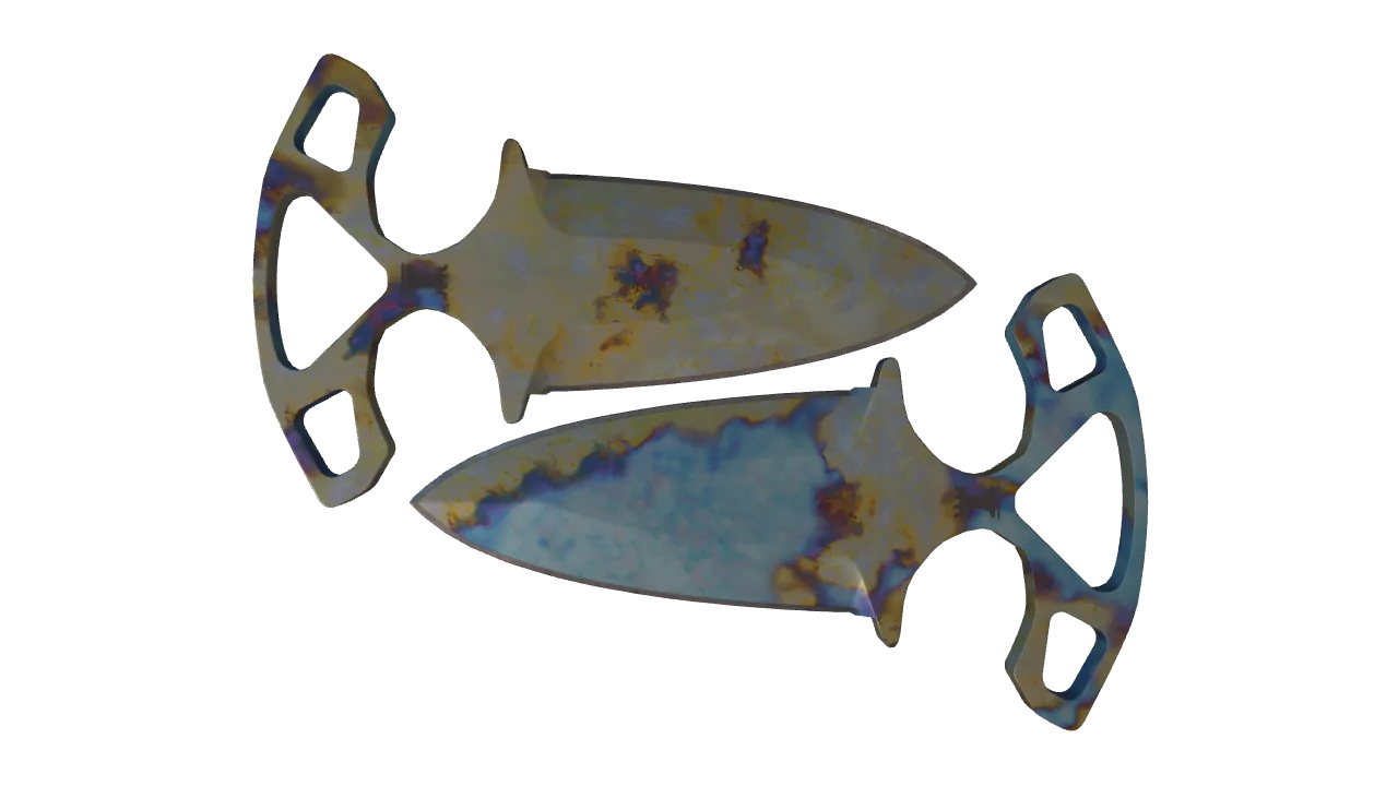 Shadow Daggers | Case Hardened seed #759, front