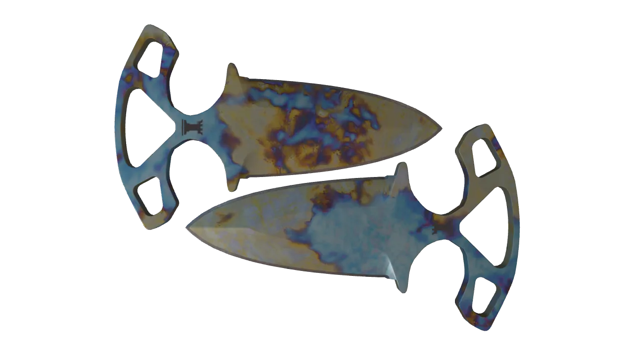 Shadow Daggers | Case Hardened seed #771, front