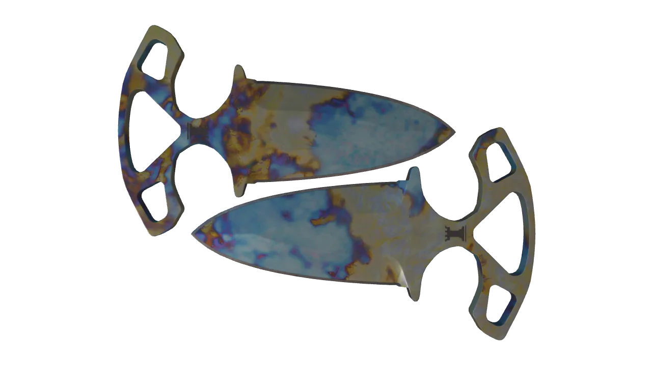 Shadow Daggers | Case Hardened seed #776, front
